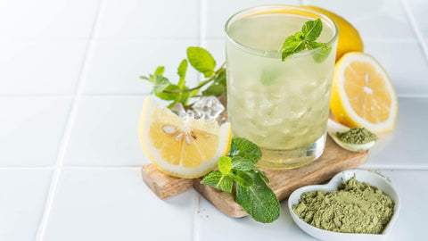 limonada de matcha