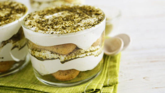 Tiramisú Matcha