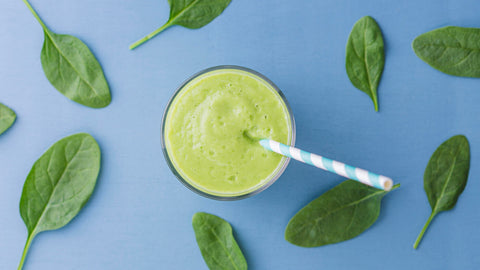 la receta de batido de proteína de matcha