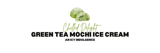 Receta casera de helado de mochi de té verde