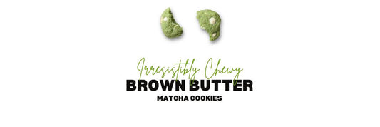 Prepare Galletas De Matcha Con Mantequilla Marrón Irresistiblemente Masticables