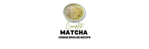 crème brûlée de matcha