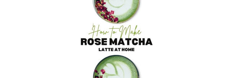 Latte De Matcha Y Rosa