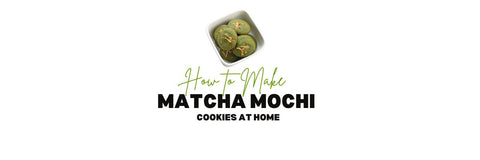 galletas de mochi de matcha