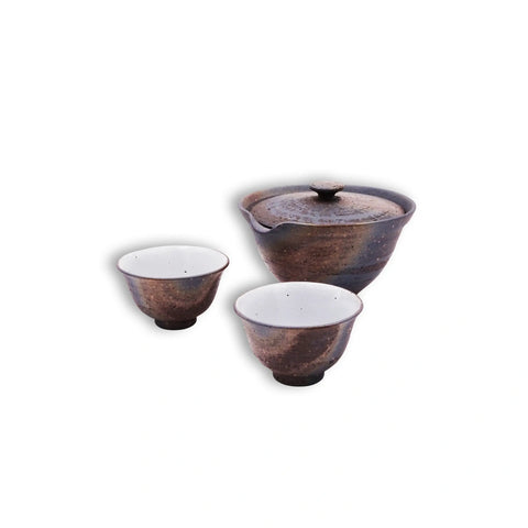 Conjunto Shigaraki marrón