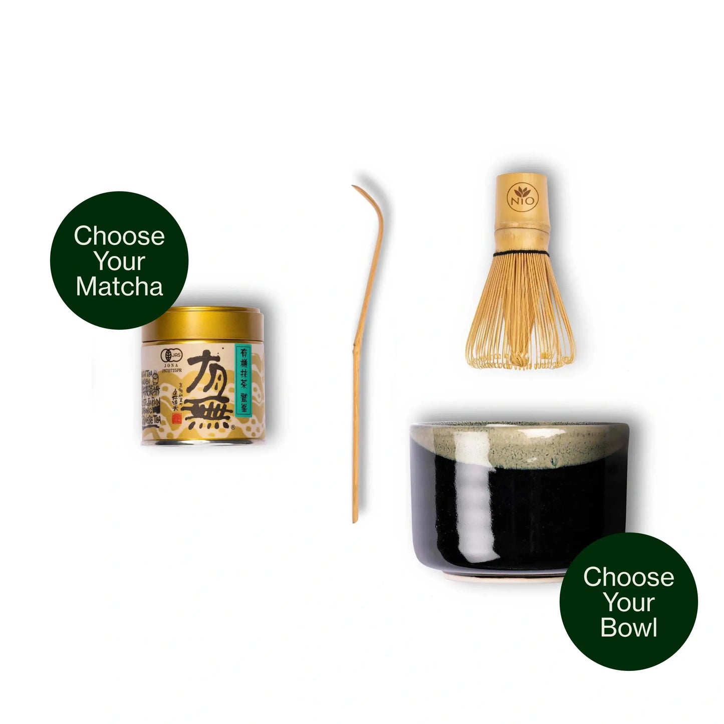 Set de Matcha personalizable con Matcha ceremonial