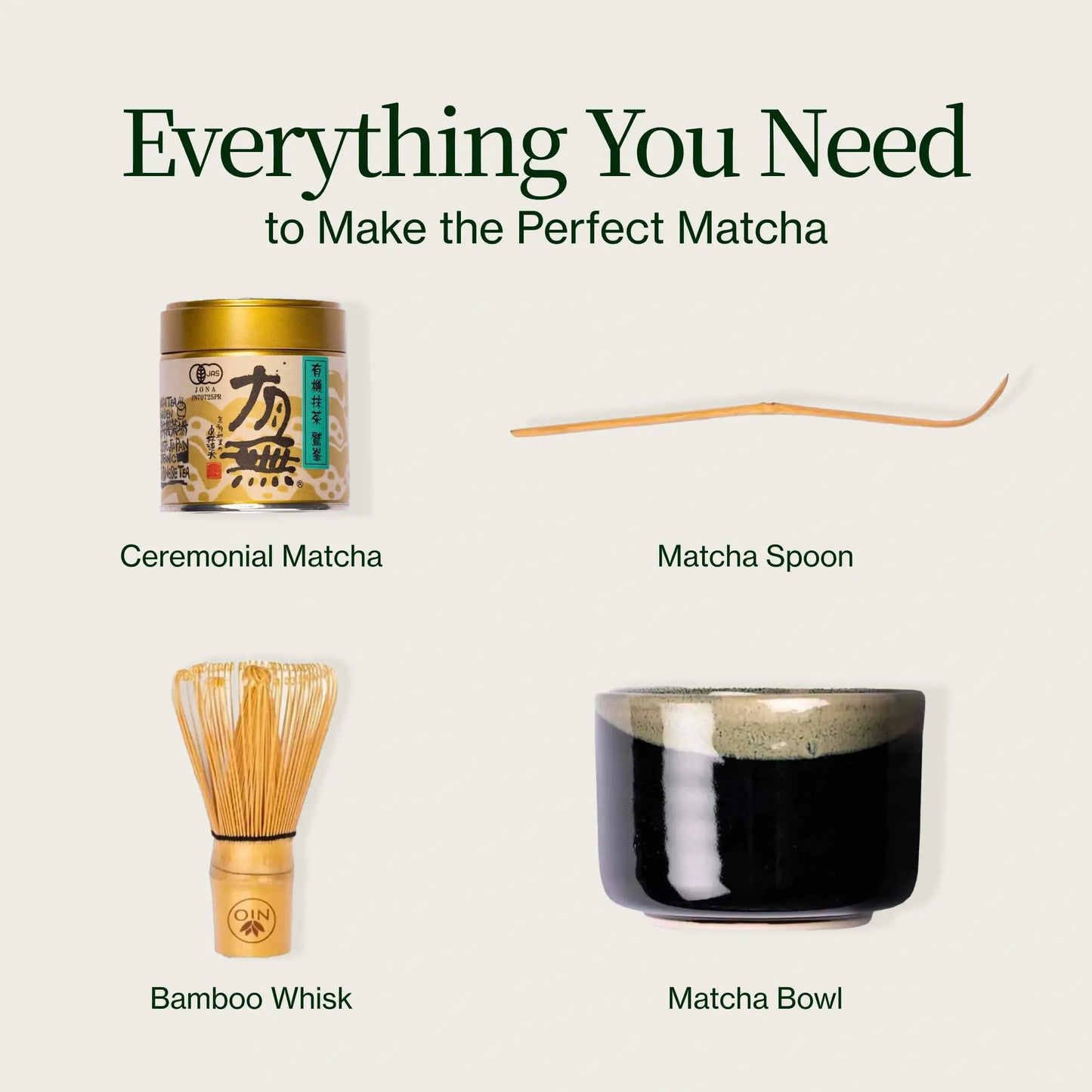 Set de Matcha personalizable con Matcha ceremonial