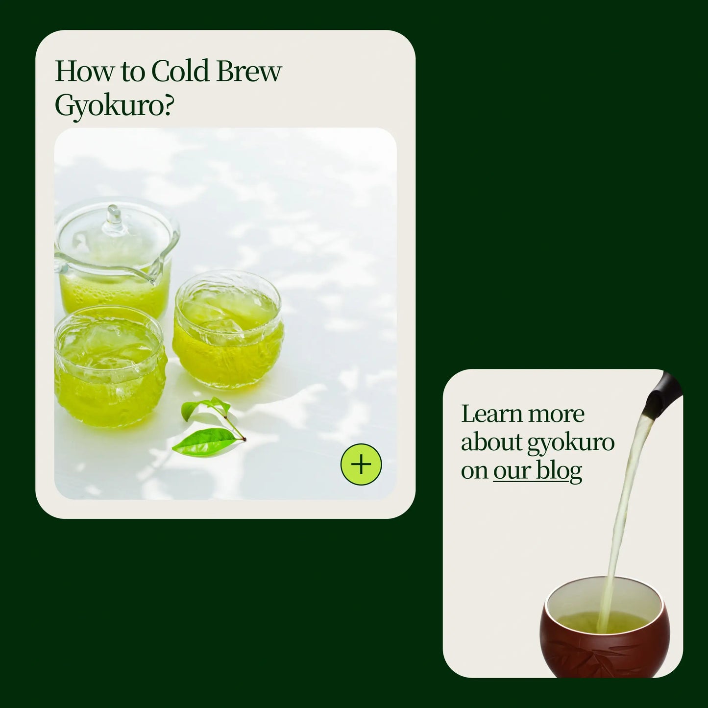 Gyokuro Té Verde Imperial Cha Musume