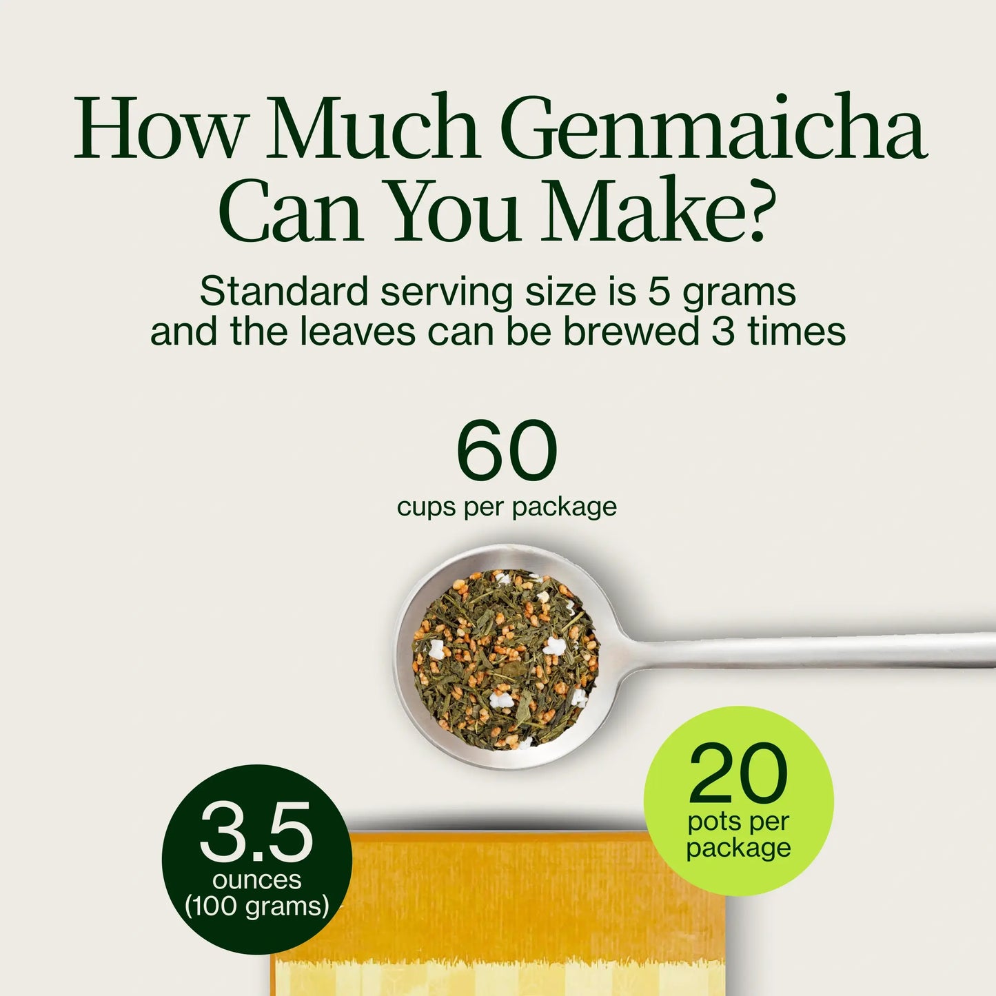 Genmaicha Té Verde De Palomitas De Maíz