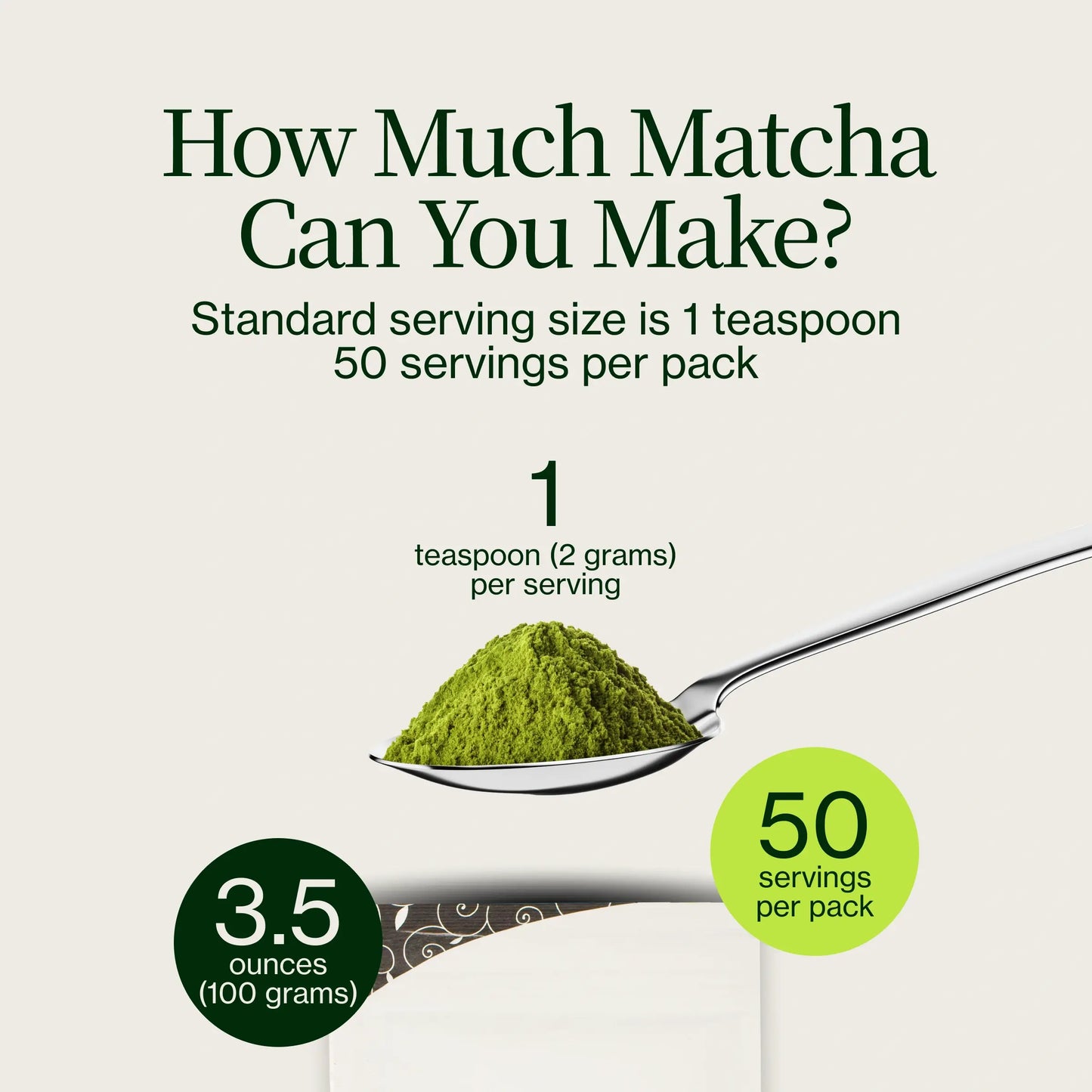 Latte Matcha De Grado Básico
