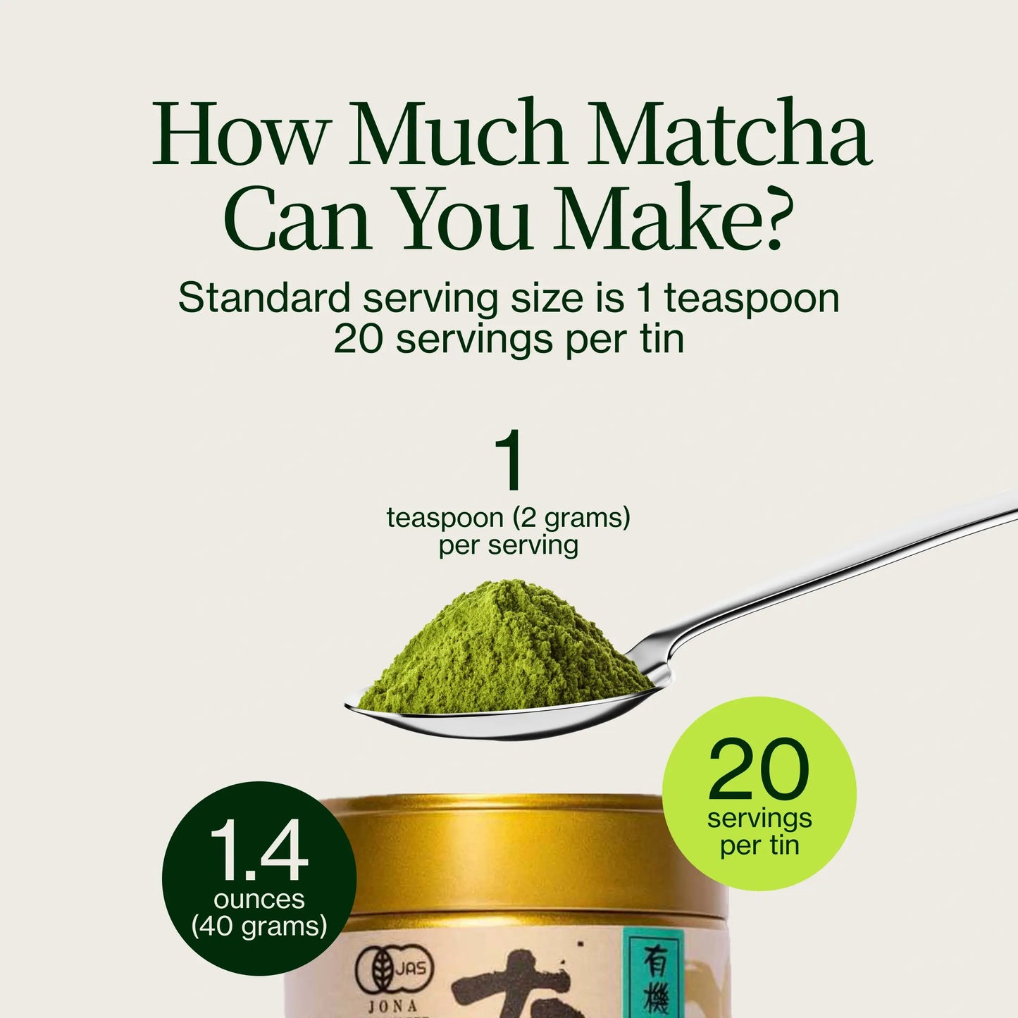 Té Matcha Ceremonial Washimine