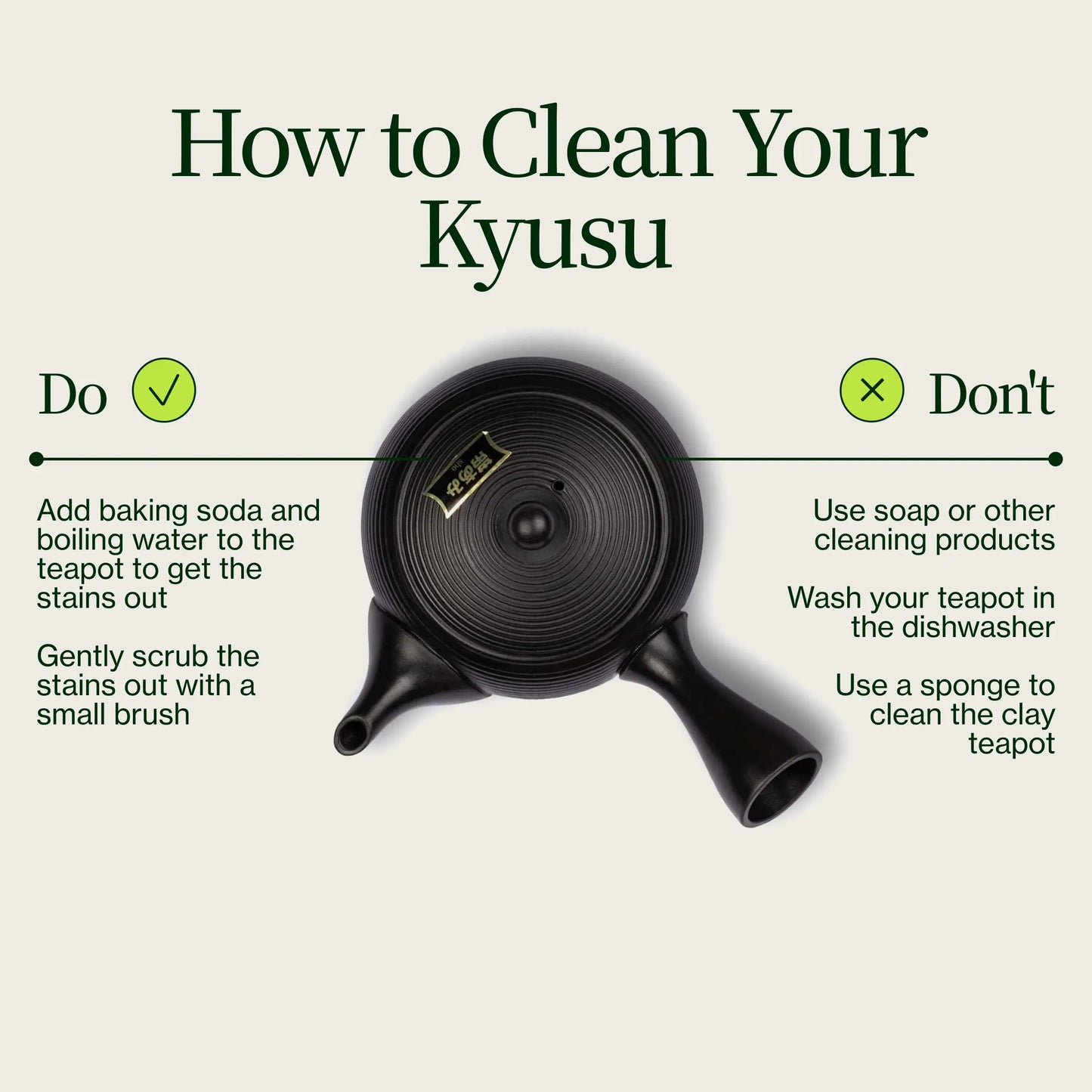 Tetera Tokoname Kyusu Fukamushi