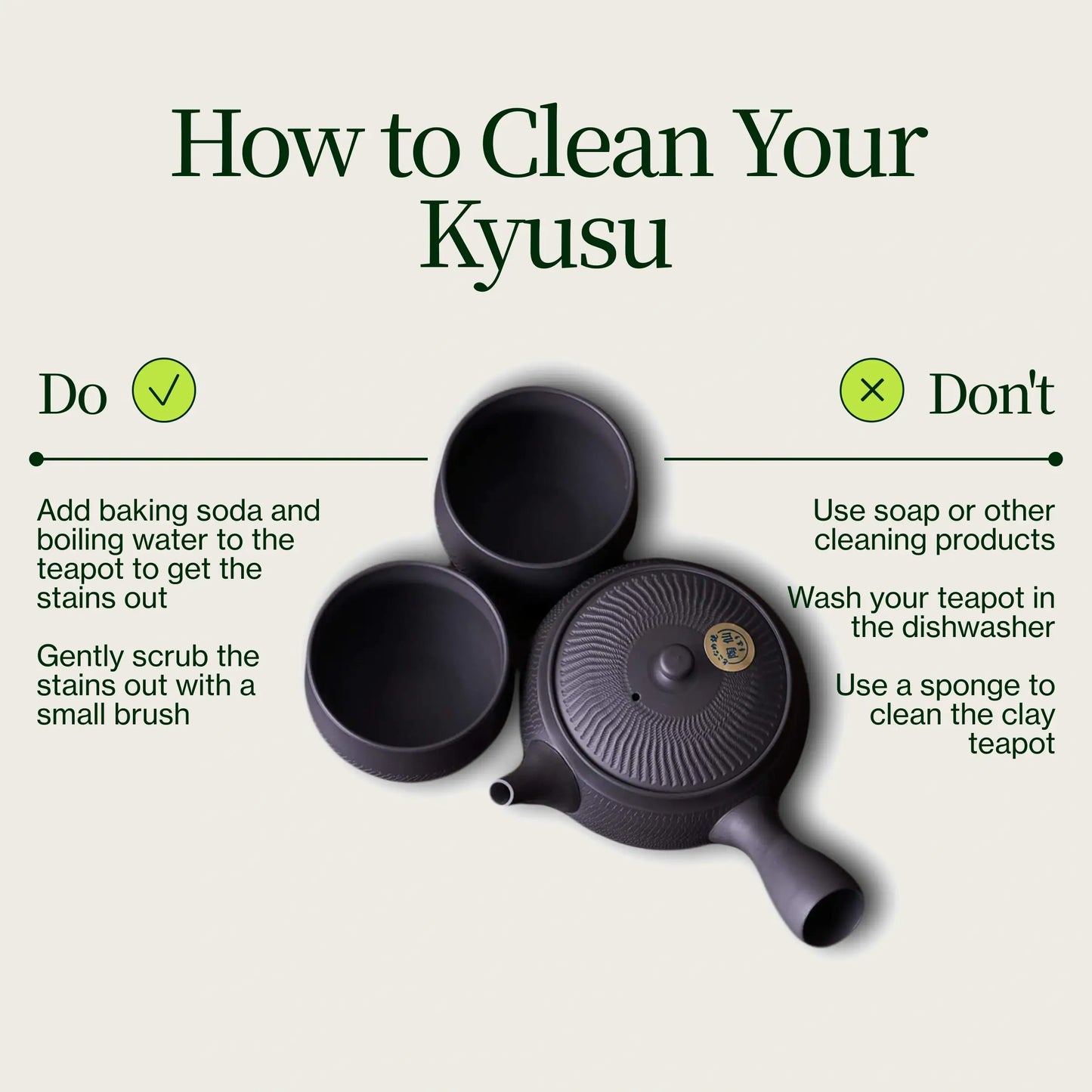 Juego De Tetera Tosen Kyusu