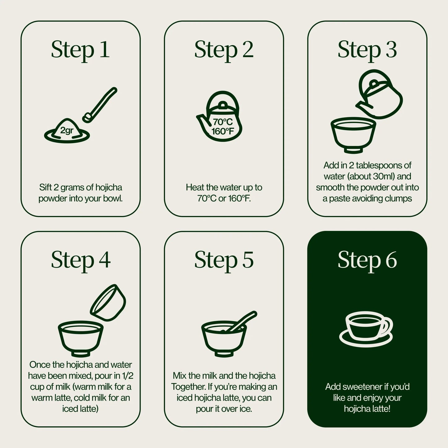 Hojicha Polvo