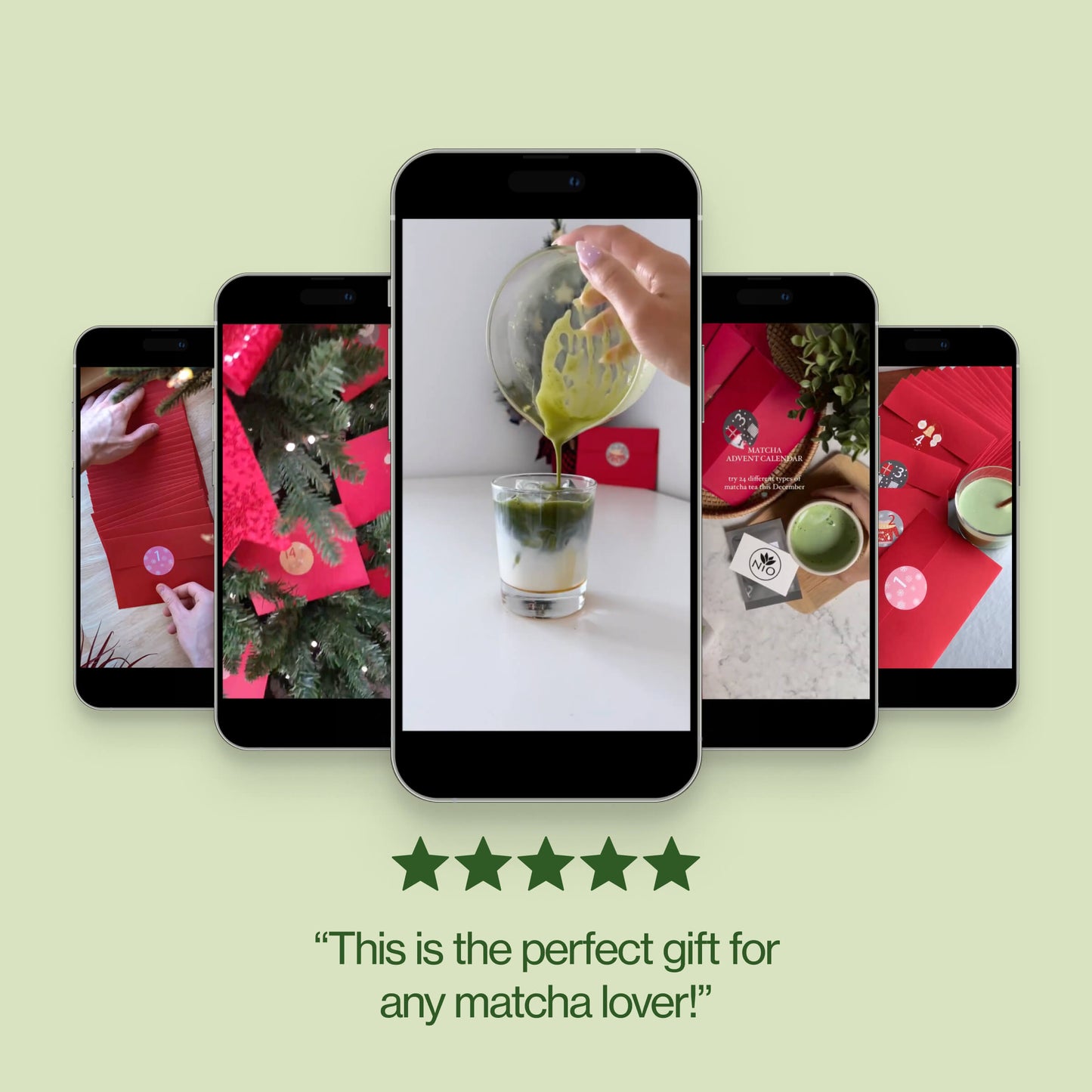 influencers del calendario de adviento del té de hojas sueltas