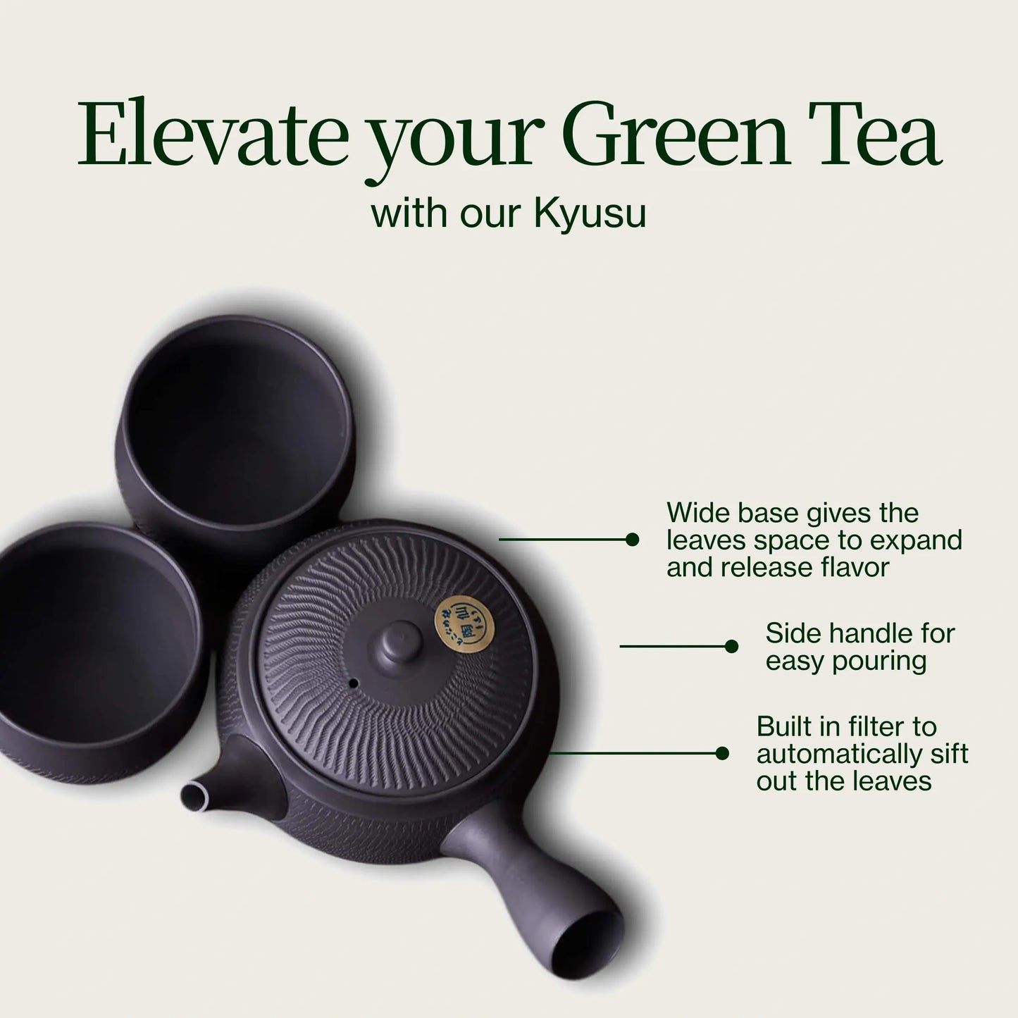 Juego De Tetera Tosen Kyusu