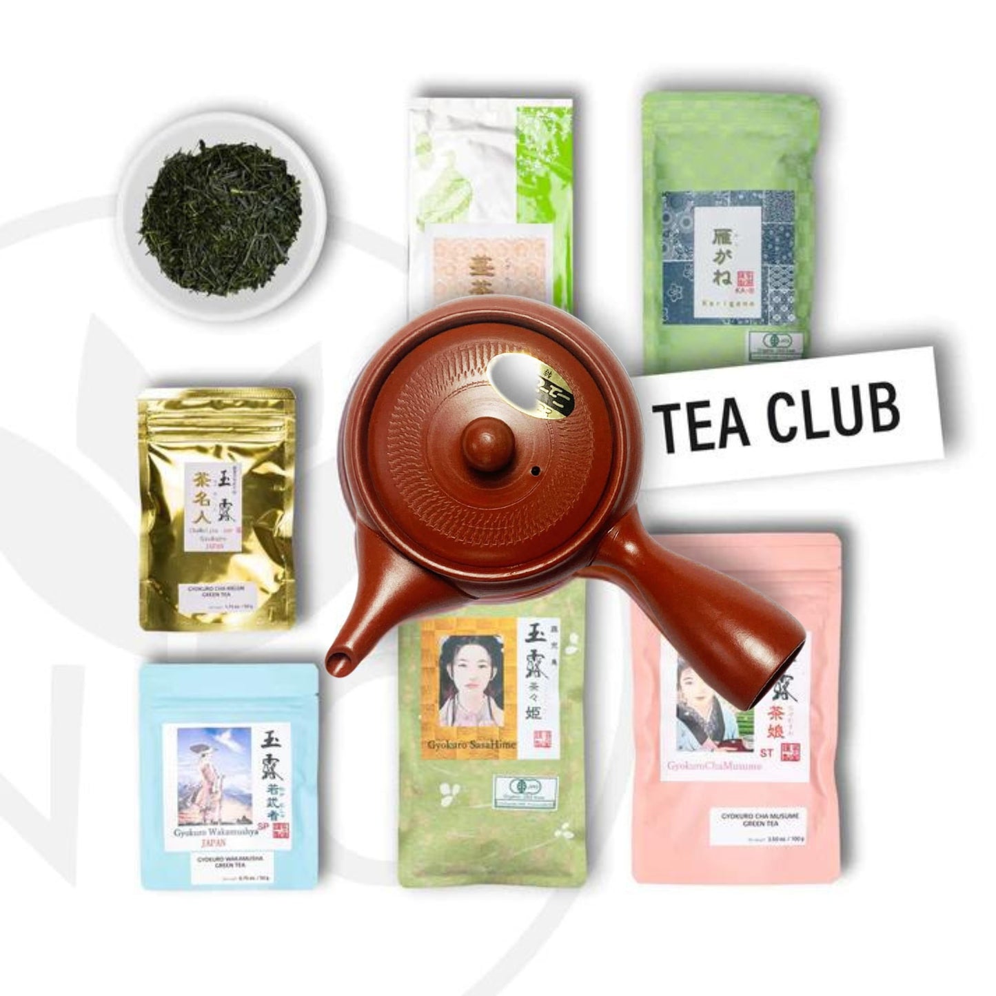 suscripción de té japonés con kyusu rojo gratis