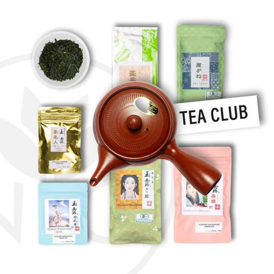 suscripción de té japonés con kyusu rojo gratis