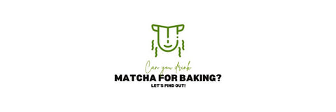 ¿Se puede beber matcha para hornear?