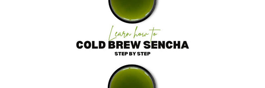 Cómo preparar café frío Sencha Té paso a paso
