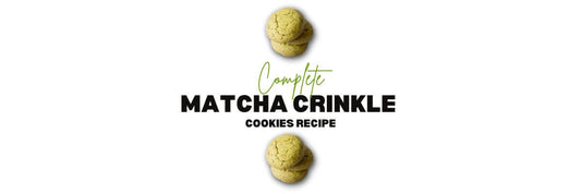 Matcha Crinkle Cookies