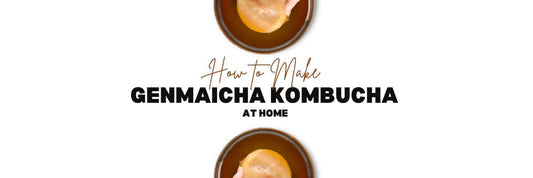 Make a Refreshing Probiotic Genmaicha Kombucha at Home