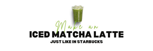 how to make an iced matcha latte