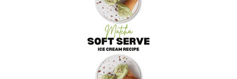 receta de helado suave de matcha