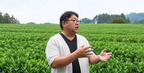 Nishi, Nio Teas partner tea farmer in Kagoshima, Japan