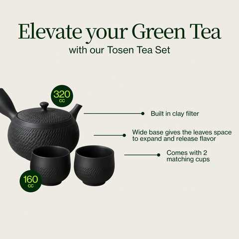 Juego de tetera Tosen Tetera kyusu