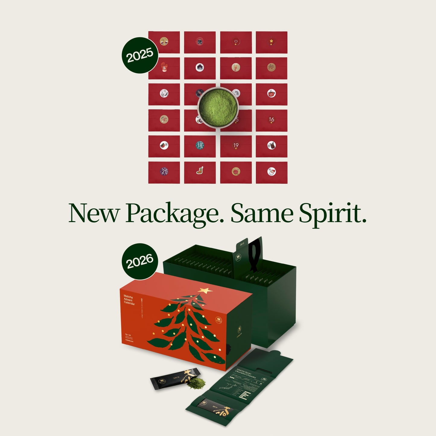 Calendario de Adviento Matcha 2026