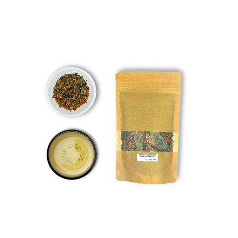 Té verde Genmaicha con arroz tostado