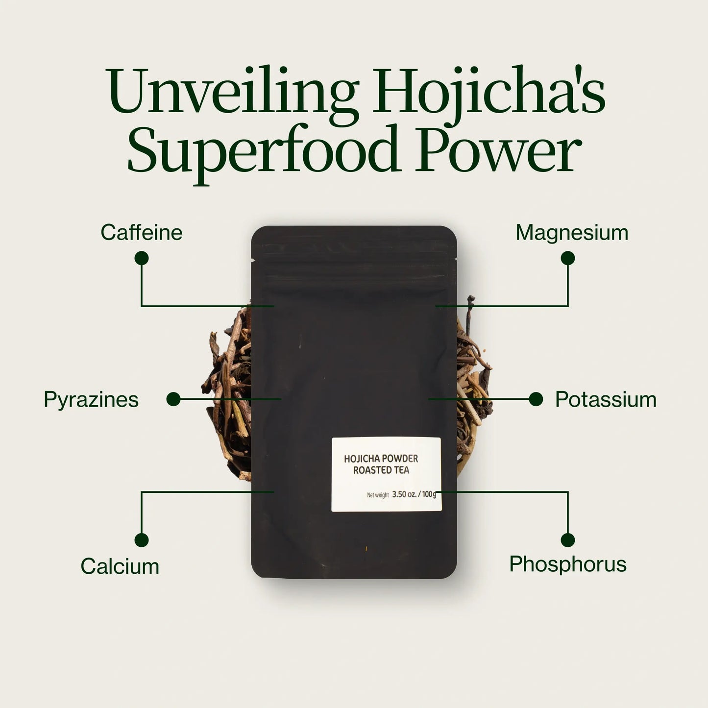 Hojicha Polvo