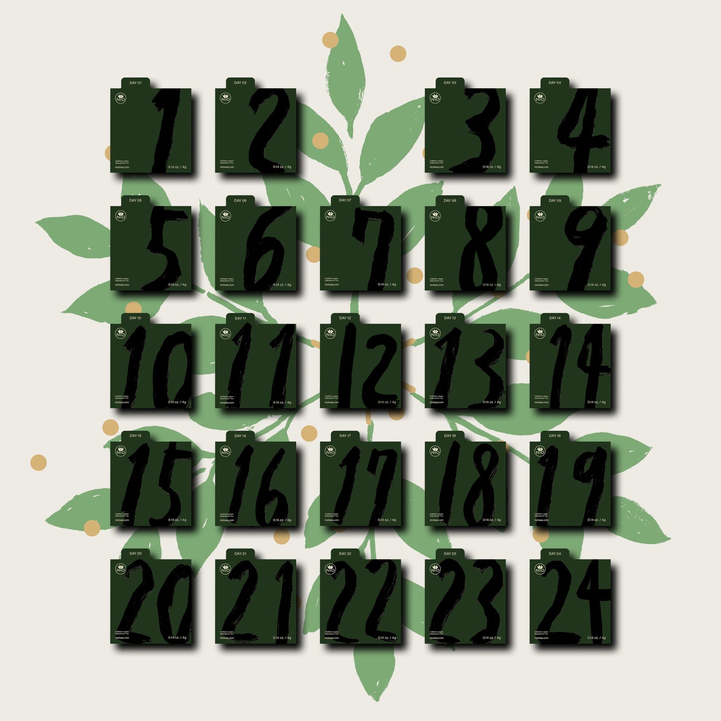 Calendario de Adviento de Té 2026