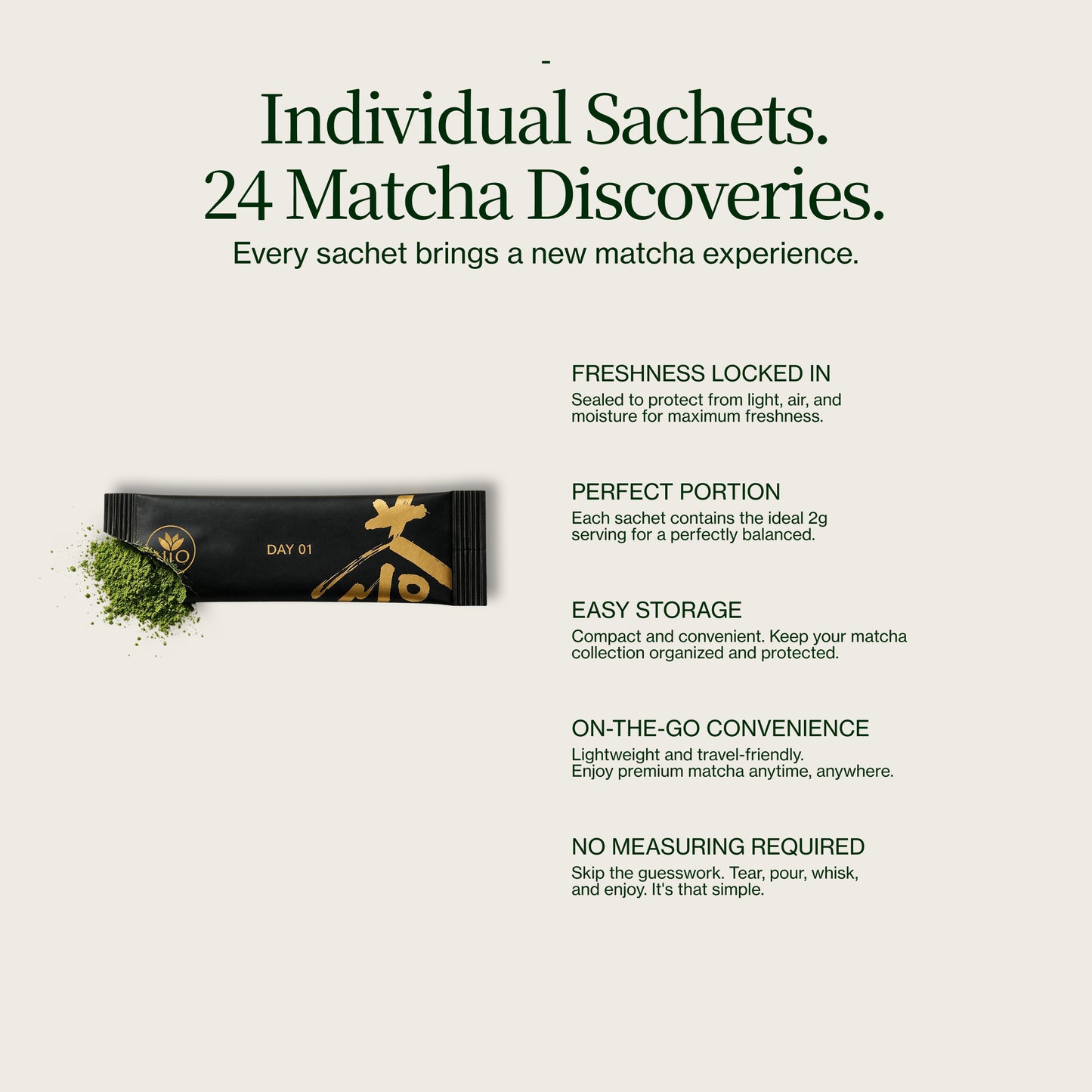Calendario de Adviento Matcha 2026