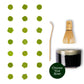 Paquete de 21 muestras de té matcha con batidor y tazón para matcha