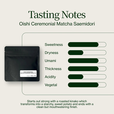 Matcha ceremonial Oishi Saemidori