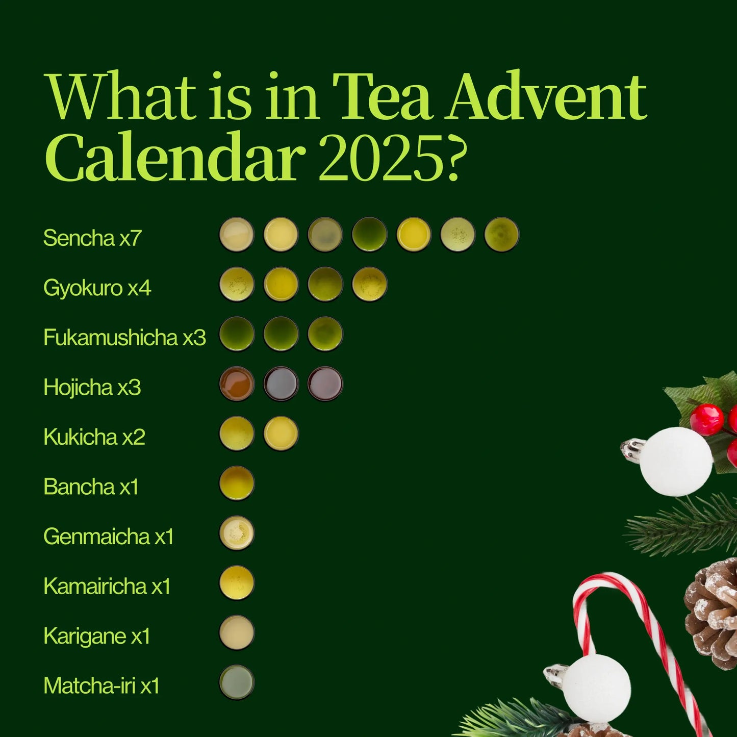 Calendario de Adviento de Té 2025