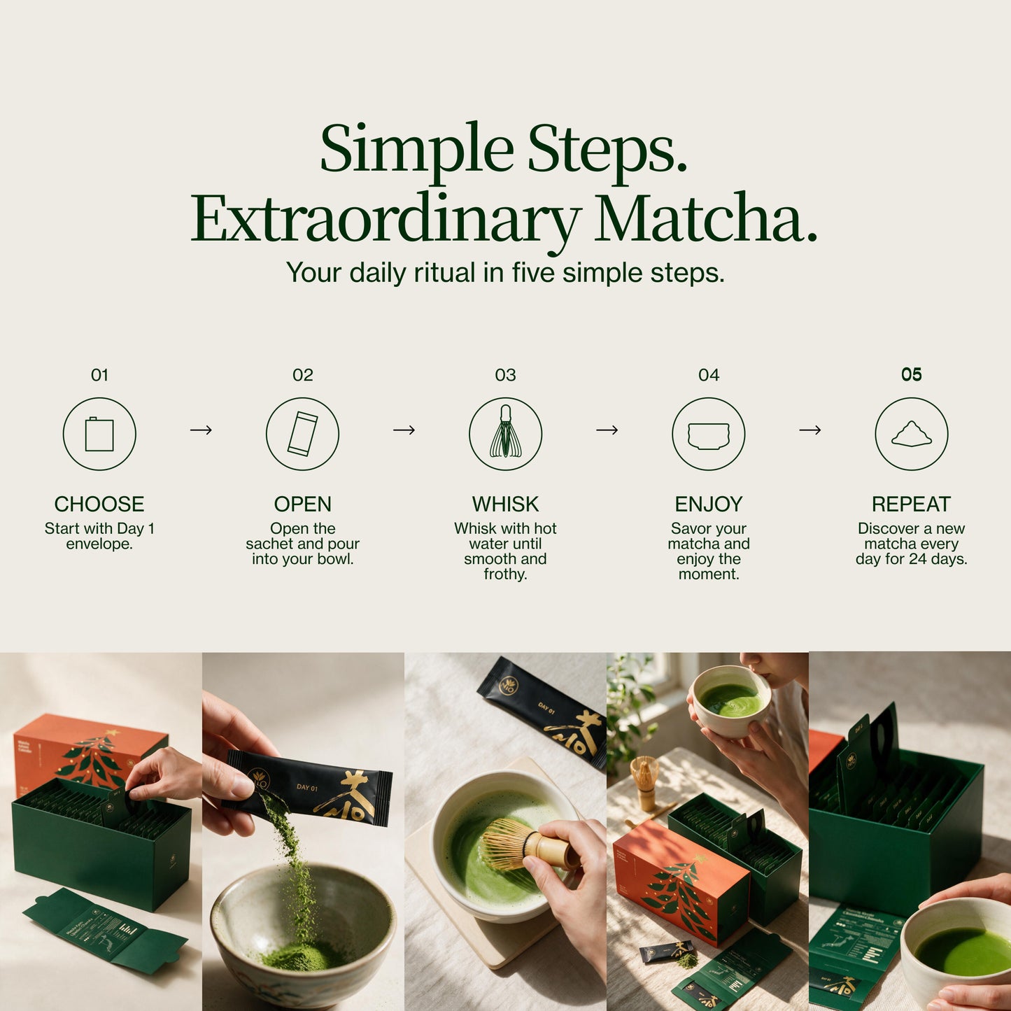 Calendario de Adviento Matcha 2026